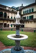Fountain in the courtyard