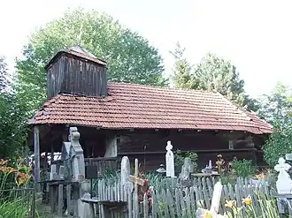Wooden church in Izbășești