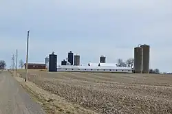 Agricultural scene south of Mount Liberty