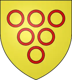 Richard de Bures, family coat of arms