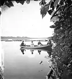 Boaters on White Bear Lake.