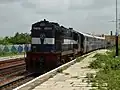 Bodhan-MBNR Passenger with WDM3A loco at Alwal Railway Station