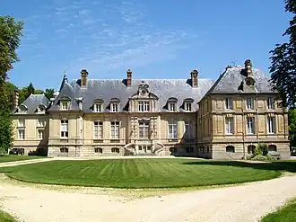 The chateau in Boran-sur-Oise