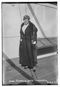 Borghild Bryhn Langaard in 1916