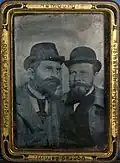 Ferrotype from a Bosco photo booth, Hamburg, Germany, after 1890