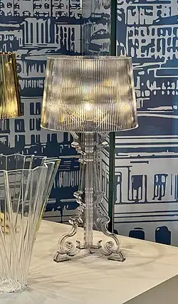 Bourgie lamp, by Ferruccio Laviani for Kartell, 2004, polycarbonate, sold at Kartell Milano (Via Carlo Porta no. 1), Milan, Italy