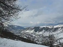 Panoramic view of Bran