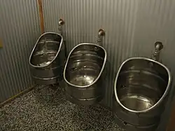 Brewery urinals in Christchurch, New Zealand