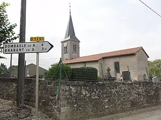 The church in Brocourt-en-Argonne