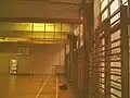 View inside the school gym