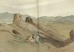 Buddhist stupas at Hadda, by William Simpson, 1881[3]