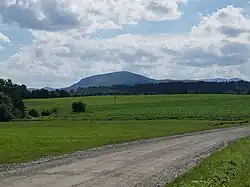 View of Woodbury from Hardwick Farms Road facing WSW