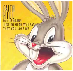 Promotional cover art featuring Looney Tunes character and Warner Bros. mascot Bugs Bunny, as featured in various promotional CD singles for Warner Bros. Records at the time.