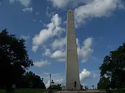 Monument and statue of Col. William Prescott