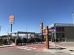 A Burger King restaurant in Sesimbra, Portugal