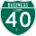 Business Interstate 40-F marker
