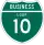 Interstate 10 Business marker