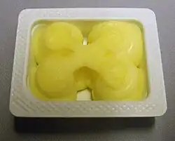 A packet of butter