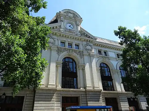 Three-story building