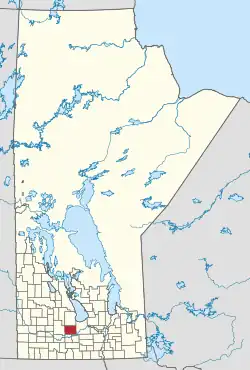Location of the Municipality of North Norfolk in Manitoba