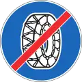 2.57 End of snow chain requirements