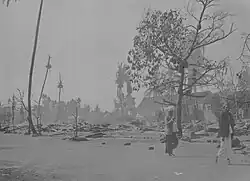 Devastation after the fire (ca. 1890–1920)