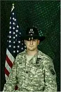 CPT Jason M. Hunt, Troop C, 1-153 Cavalry, 2008 – 2011, deployed Troop C to Kuwait.