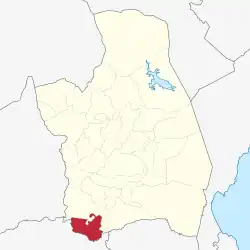 Map of Nueva Ecija with Cabiao highlighted