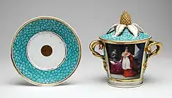 Worcester, Chamberlain's Factory, 1807-11, with cover.