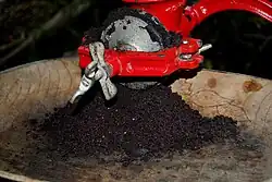 Manually ground cocoa