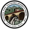 Former seal used by the university from 2018 to 2025