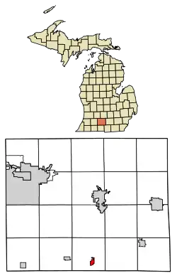 Location of Tekonsha, Michigan