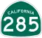 State Route 285 marker