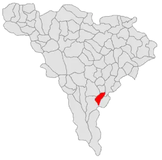 Location in Alba County