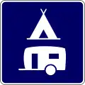 Caravan park and camping area