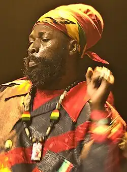 Capleton performing in 2008