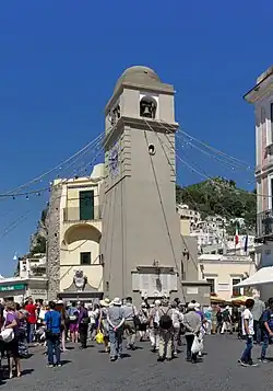 Clock tower at the Piazzetta