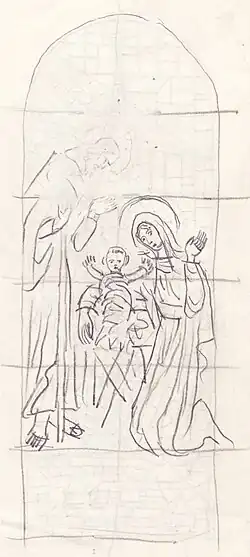 Pencil Sketch - The Nativity