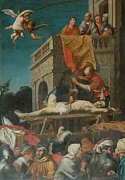 Martyrdom of St. Erasmus by Carlo Saraceni