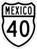 Federal Highway 40 shield