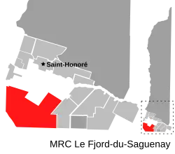 Location of Lac-Ministuk