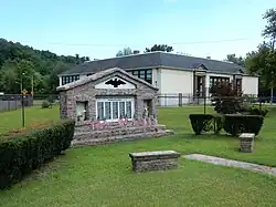 Cass Township Municipal Bldg. and War Memorial.