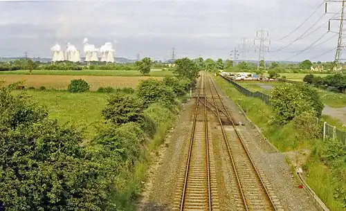 Site of Castle Donington Station
