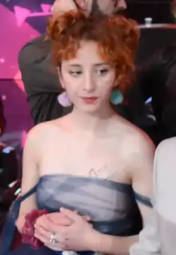 Catarina Miranda during Festival da Canção in 2018.