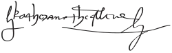 Catherine of Aragon's signature