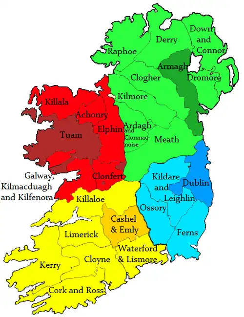 Catholic dioceses in Ireland
