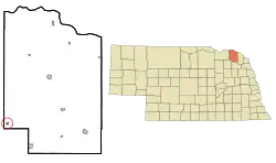 Location of Magnet, Nebraska