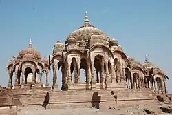 Cenotaphes at Panch Kunda