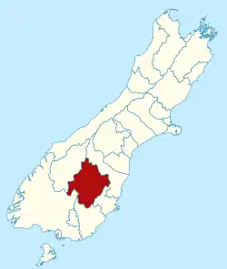 Central Otago district in the South Island