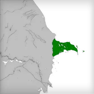 Area controlled by the Centrocaspian Dictatorship in August 1918